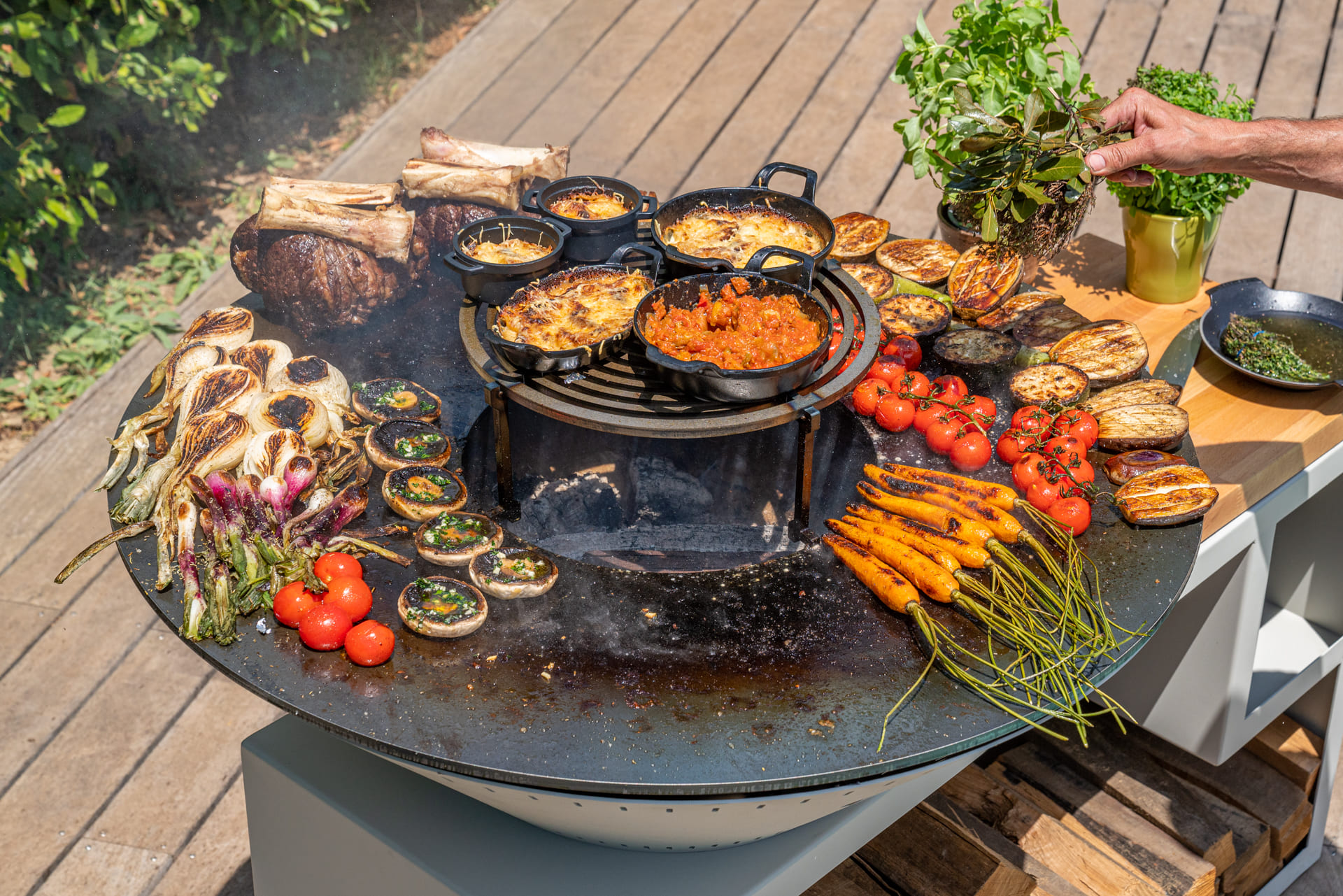 GC-brasero-cuisson legumes et viande